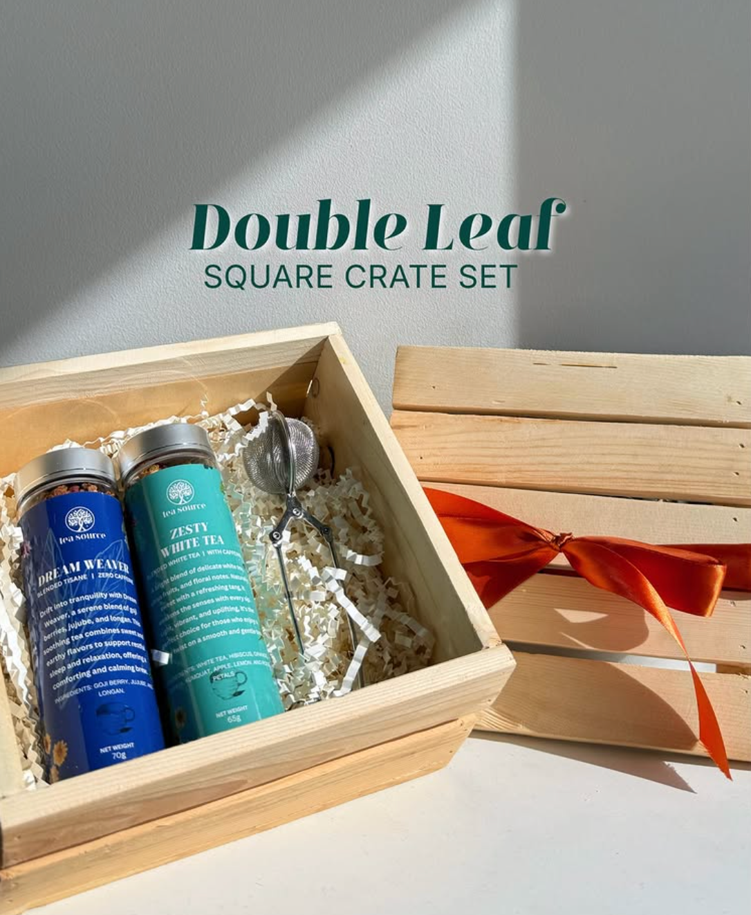 Double Leaf Square Crate Set