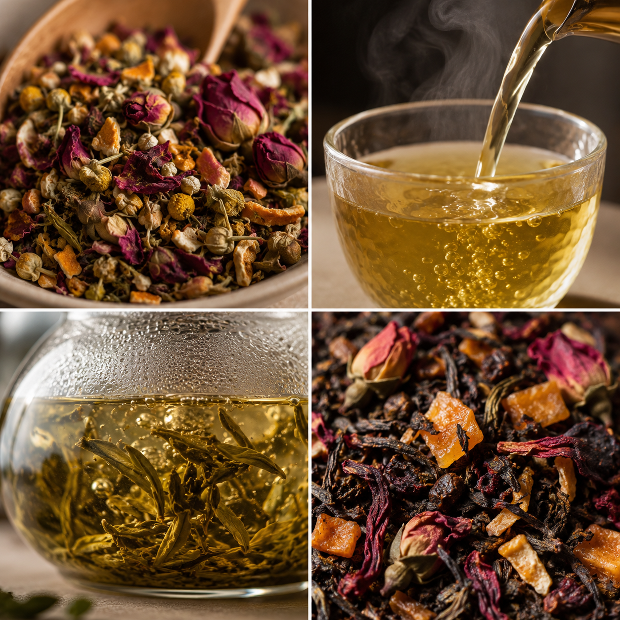 Close-up of premium loose leaf tea being poured, Tea Source Philippines