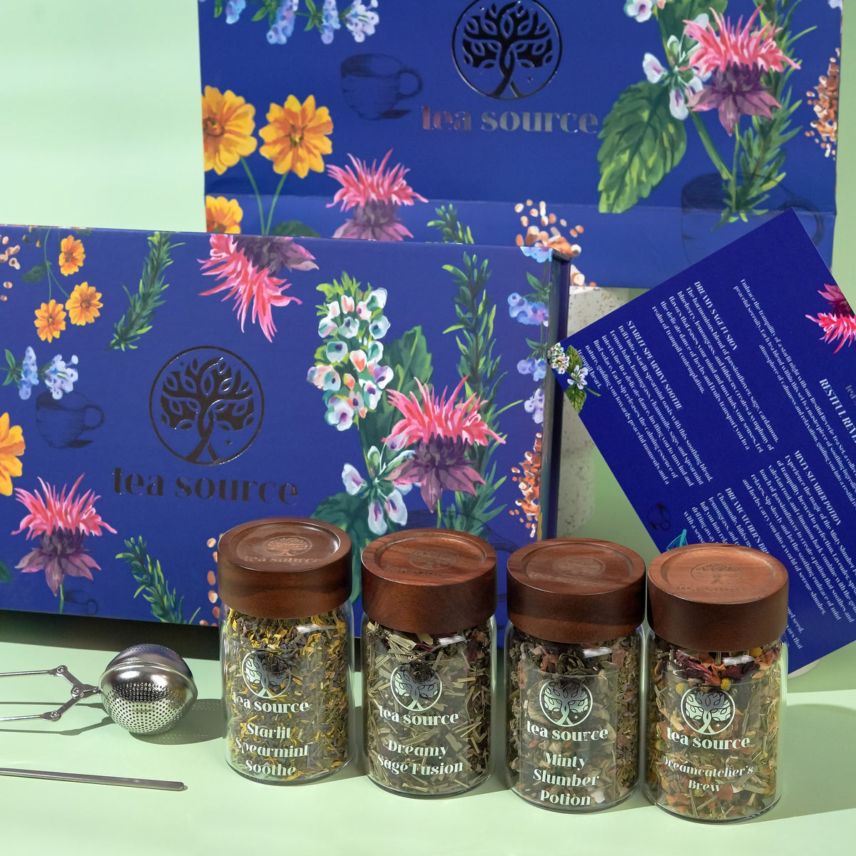 Sleep Tea Ritual Set Restful Reverie Tea Gift Set | Four Botanical Blends – Tea Source